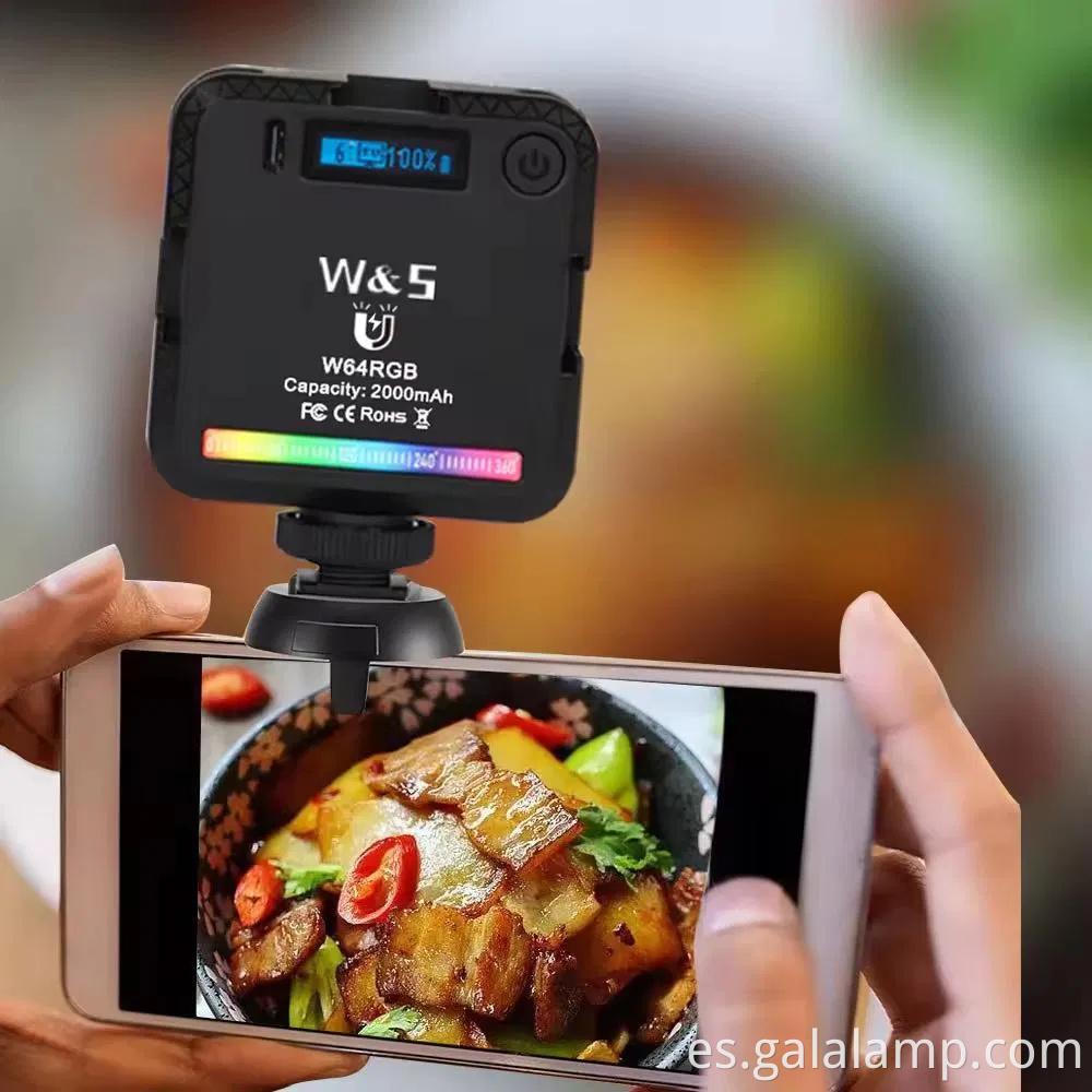 Mini luz de selfie portátil para transmisión en vivo y videos